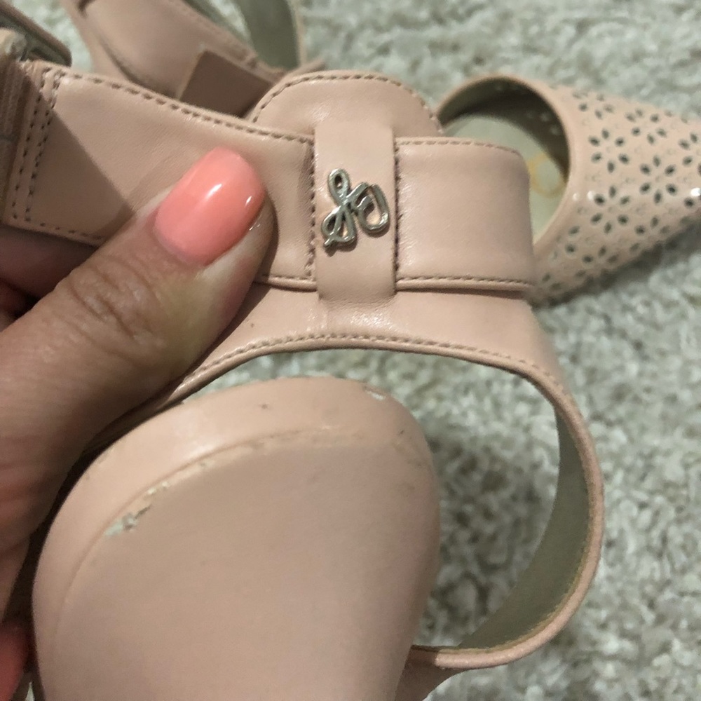 Sam Edelman Pink Pointy Toe Shoes Size 8 1/2 👠 - Picture 5 of 8